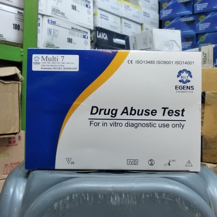 Jual drug abuse alat tes narkoba 7 parameter test urine bnn shopee