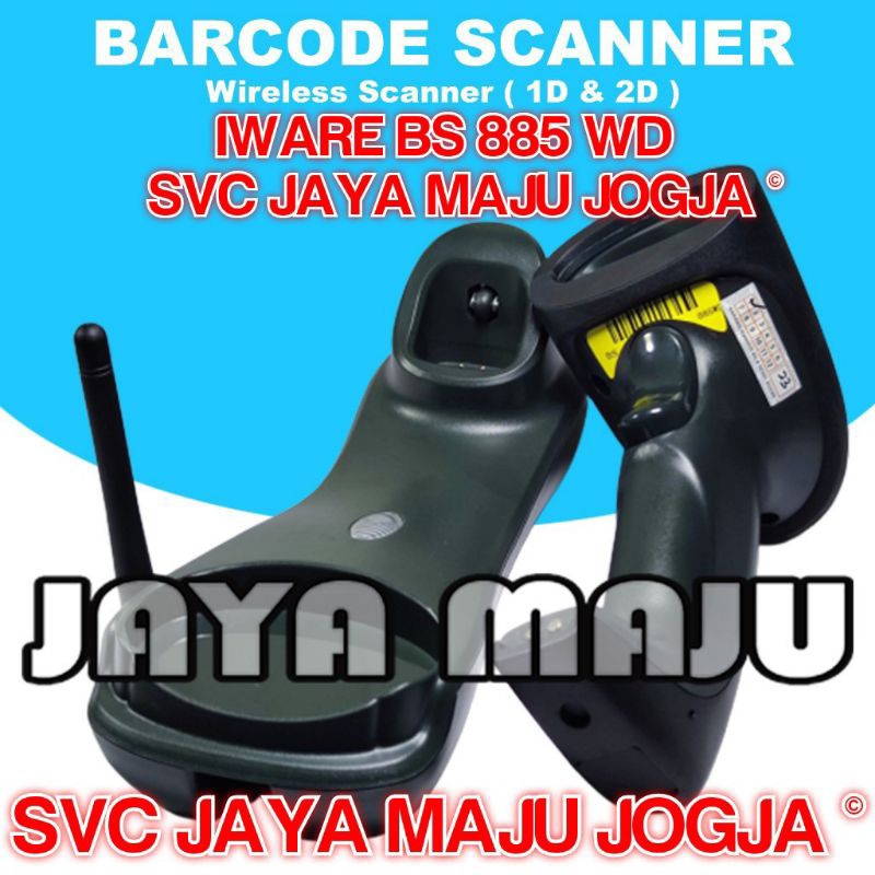 Jual IWARE BS 885 WD - WIRELESS - 1D 2D || BARCODE SCANNER - HANDHELD ...