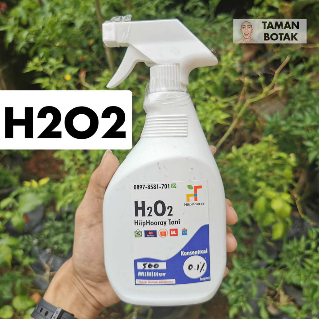 Jual H2o2 500ml Khusus Tanaman Siap Pakai Hidrogen Peroksida Shopee