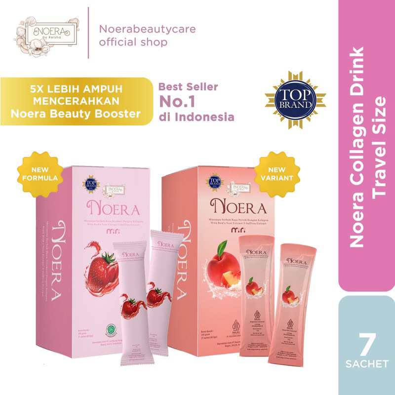 Jual Noera Collagen Drink Mini Travel Size Isi Sachet Box Shopee Indonesia