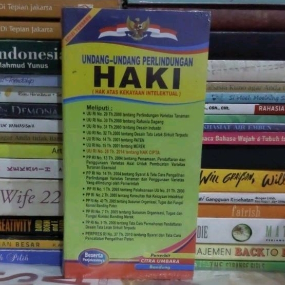 Jual Buku Original Undang Undang Perlindungan Hak Atas Kekayaan