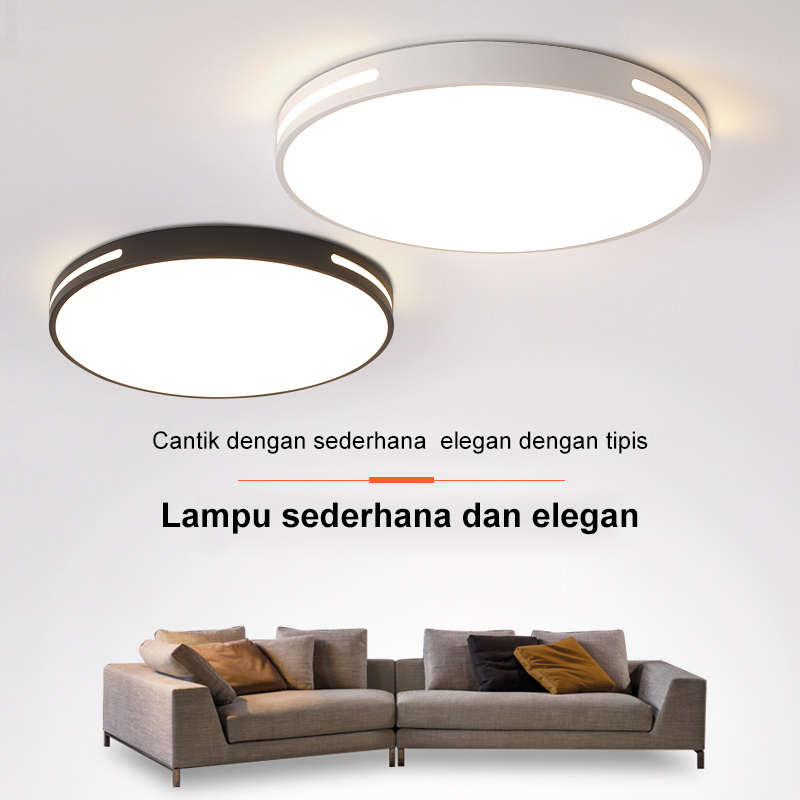 Jual Lampu Plafon Minimalis Ceiling Lamp Bisa Sinar 3 Warna Lampu