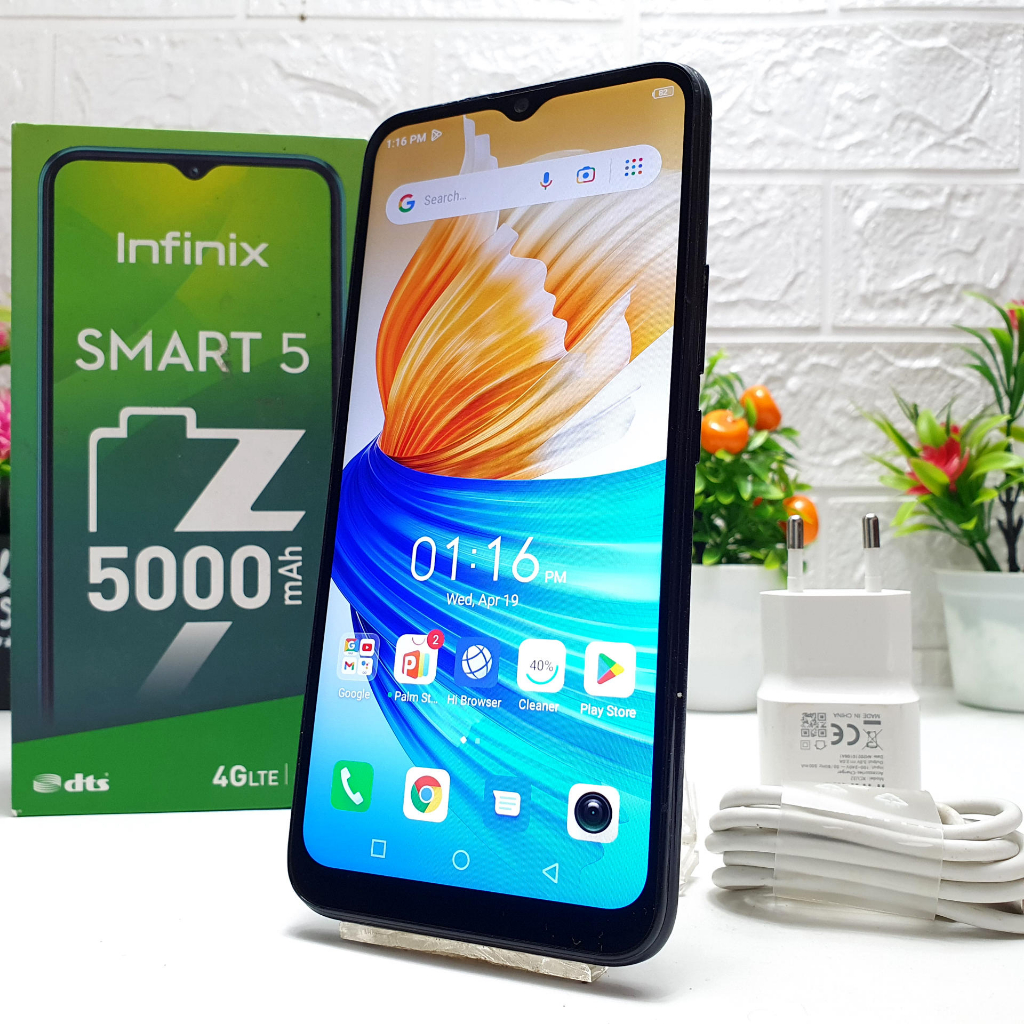 Jual Infinix Smart 5 3/64GB ( X657B ) Bekas Eks Grs Resmi FULLSET ...