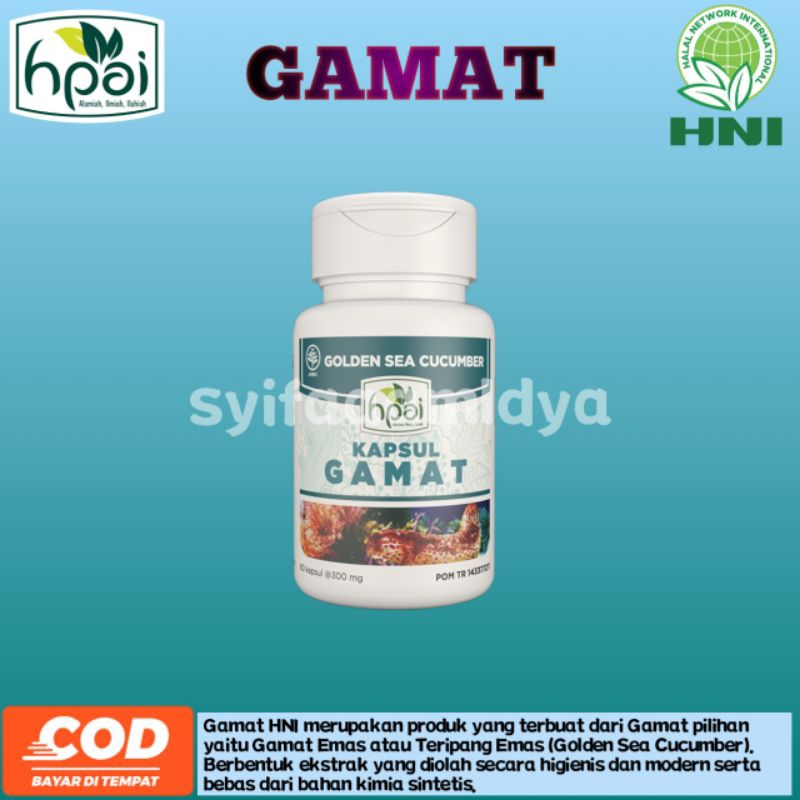 Jual Cod Kapsul Herbal Gamat Kapsul Obat Herbal Tradisional Untuk