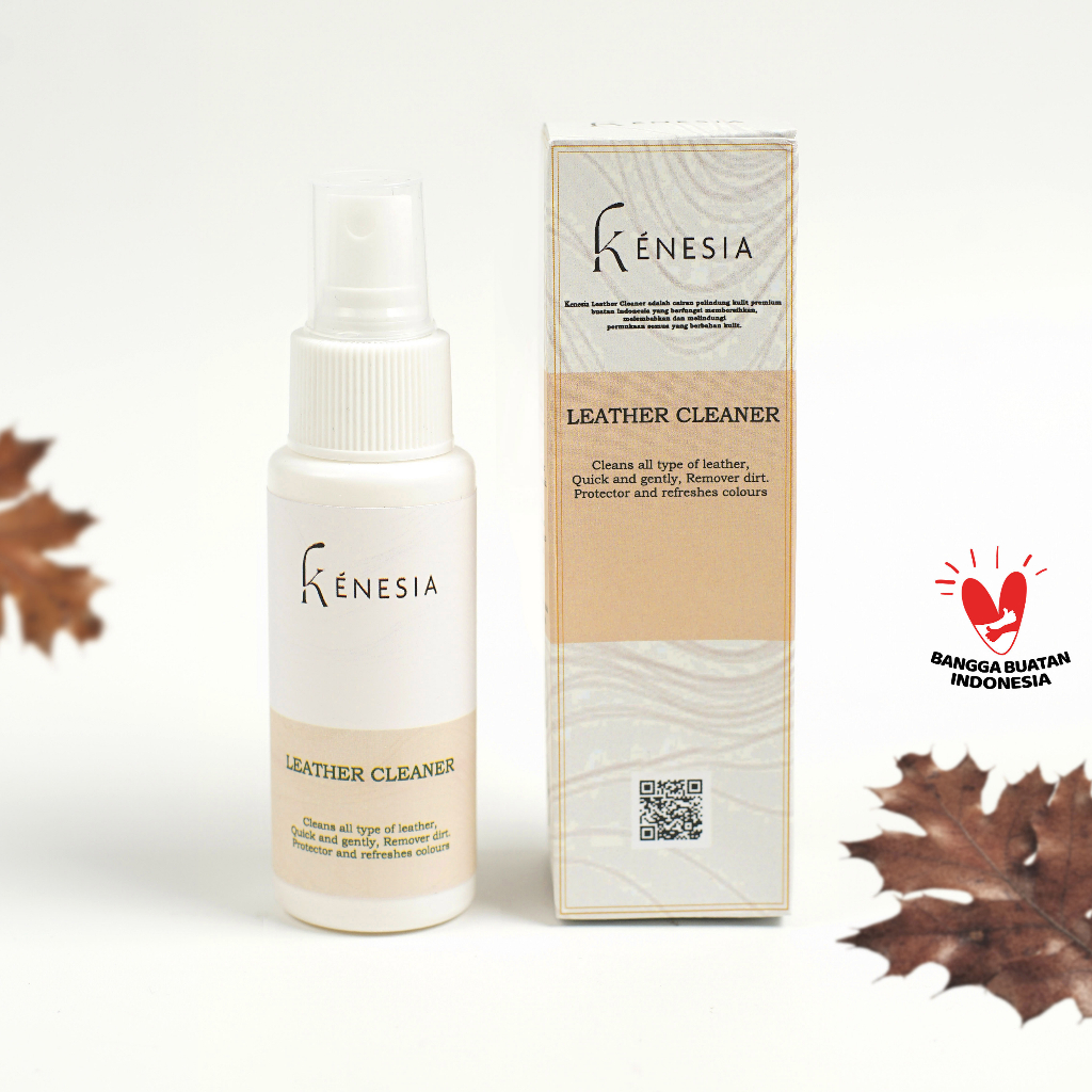 Jual KENESIA Shoe & Leather Cleaner Penghilang Jamur Sepatu Tas Kulit Cuci Tanpa Air
