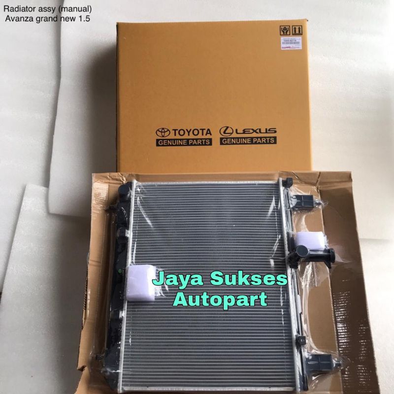 Jual Radiator assy Toyota Avanza 1.5 1500CC Manual asli Original Denso ...