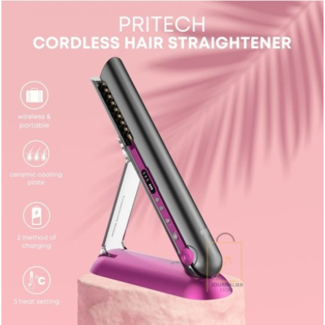 Pritech wireless hair straightener cheap review