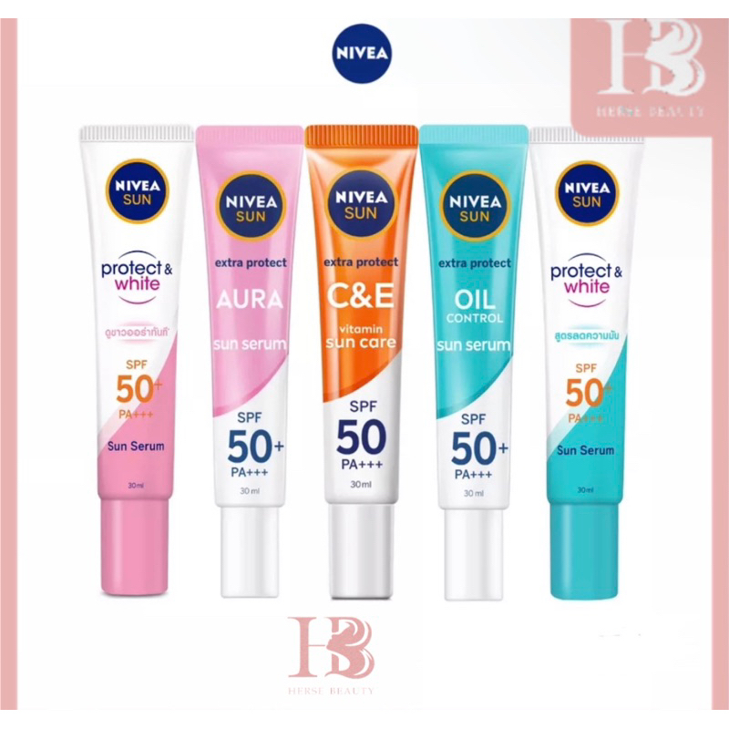 Jual Nivea Sun Face Protection Serum Instant Aura Spf 50 Pa 30ml Shopee Indonesia 3963