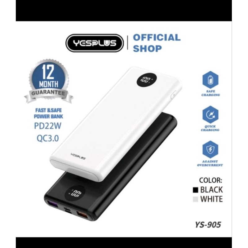 Jual Power bank YS-905 10000mah Power Bank YS905 | Shopee Indonesia