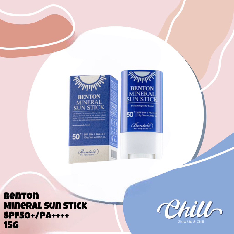 Jual BENTON Mineral Sun Stick SPF50+/PA++++ 15g | Shopee Indonesia