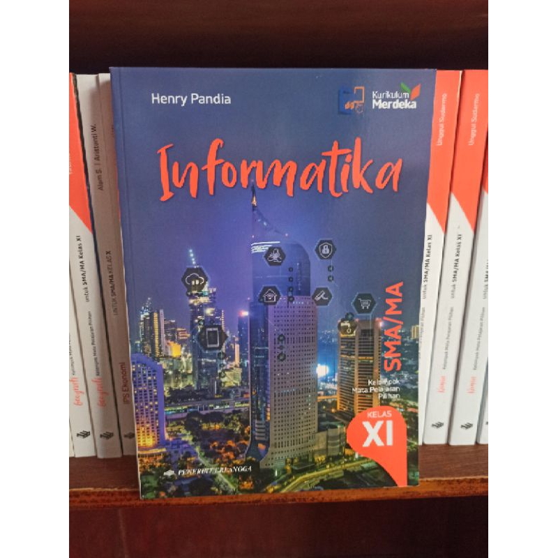 Jual BUKU INFORMATIKA KELAS 2 11 XI SMA ERLANGGA KURIKULUM MERDEKA ...