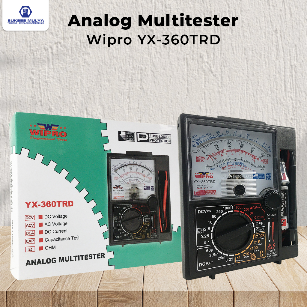 Jual Analog Multitester Wipro Yx 360trd Shopee Indonesia 9406