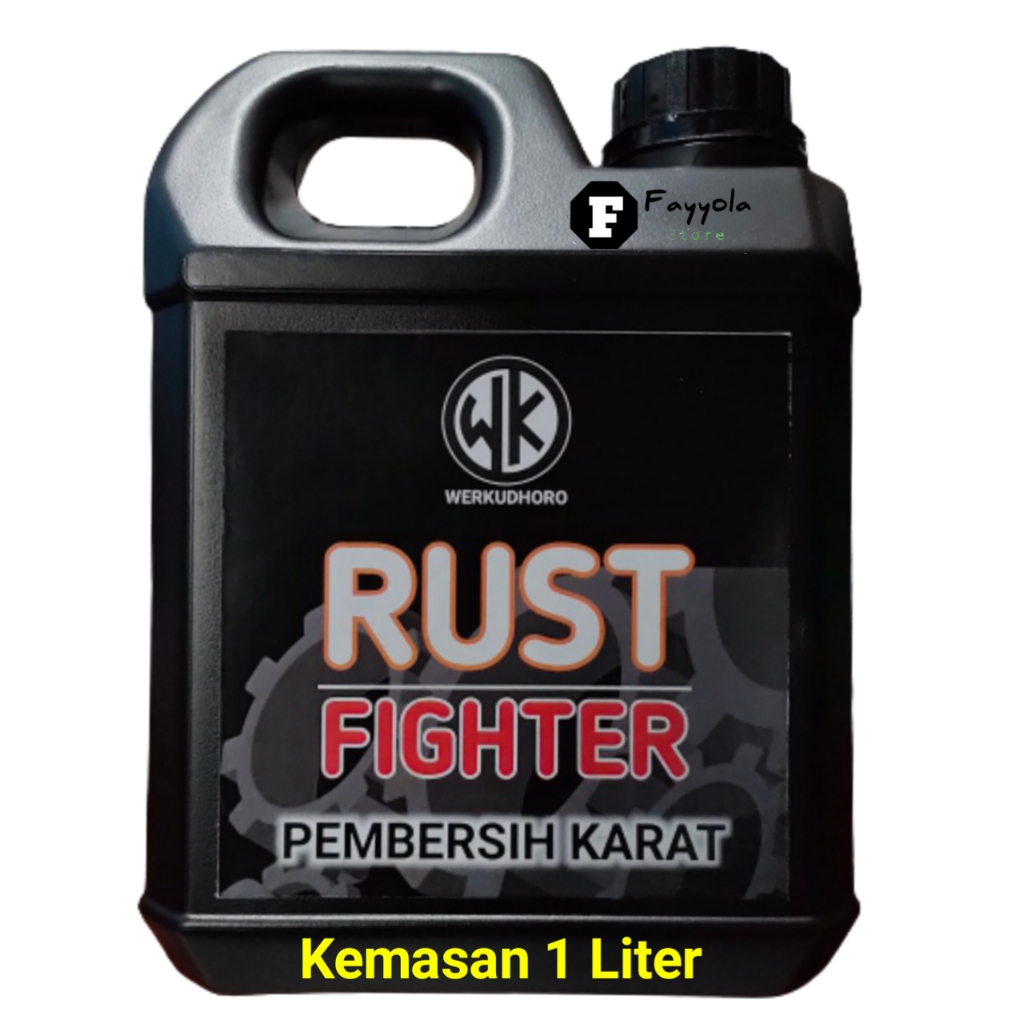 Jual Pembersih Karat 1 liter / Rust Fighter penghilang karat chrome ...