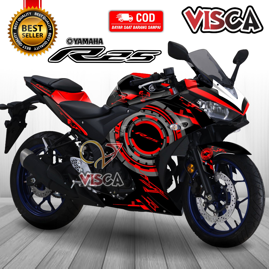 Jual Decal R25 Full Body Decal Yamaha R25 Old Stiker R25 Full Body ...