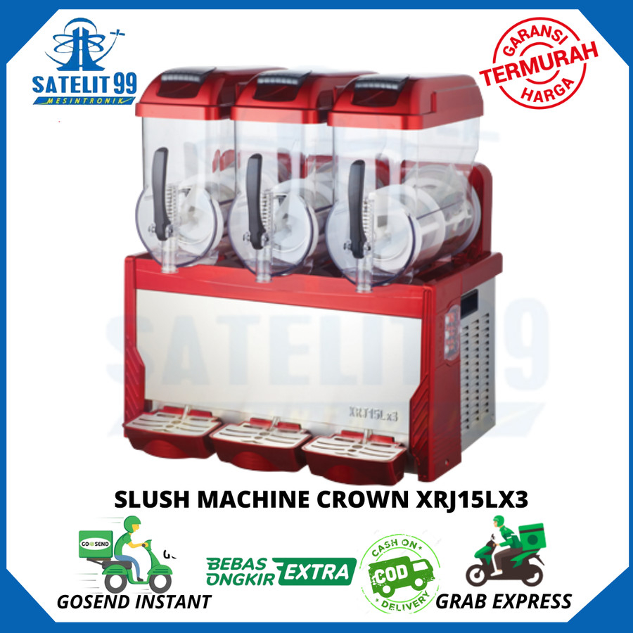 Jual Mesin Pembuat Es Salju, Jus Dispenser, SLUSH MACHINE CROWN