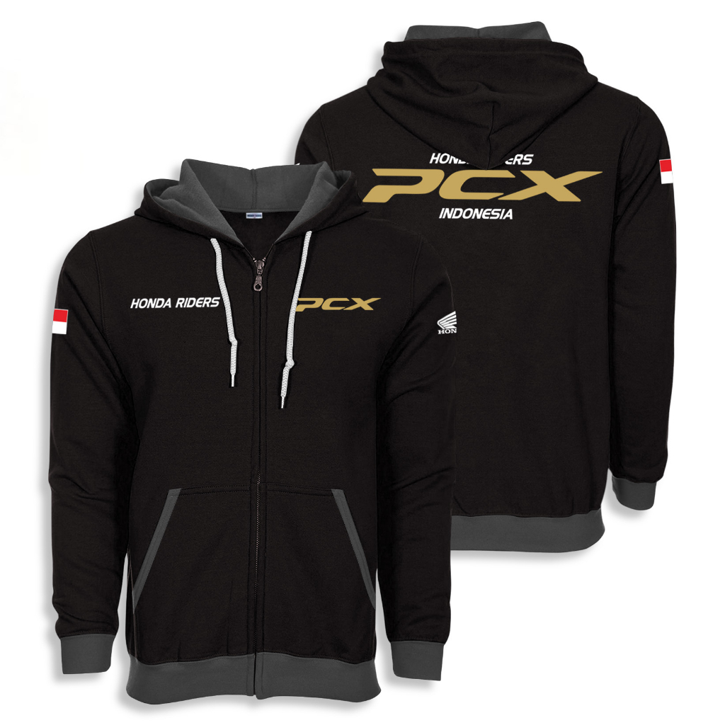 Jual Jaket Hoodie Riders Motor Honda Pcx Indonesia Big Size S M L XL XXL 3XL 4XL 5XL Shopee Indonesia