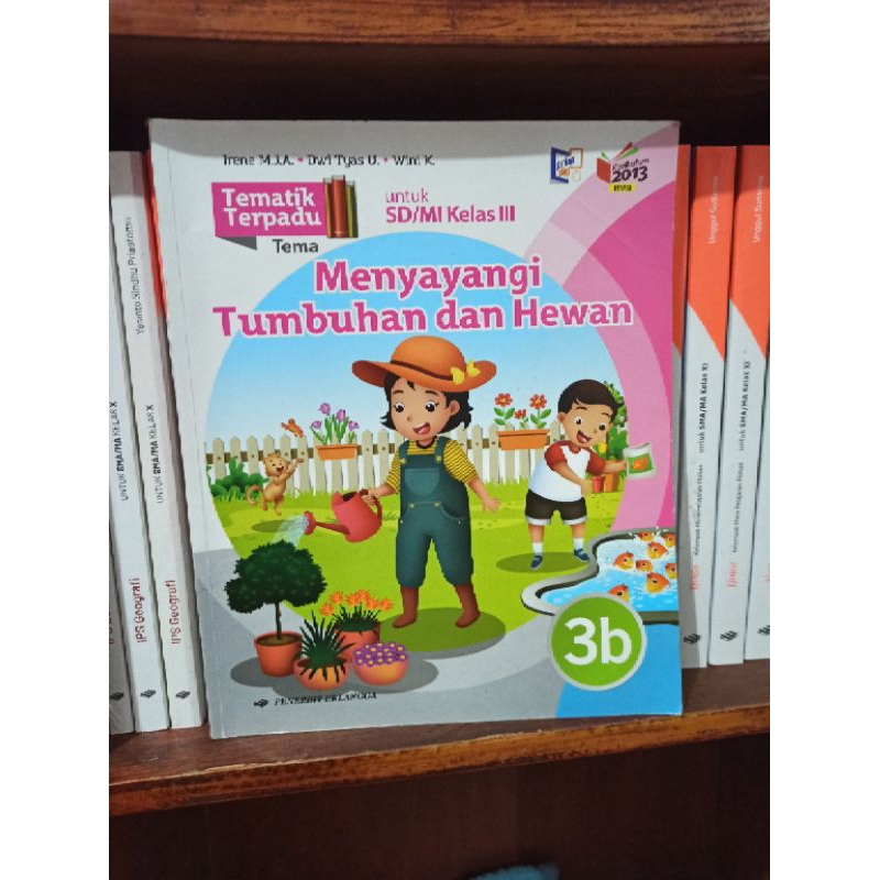 Jual BUKU BEKAS TEMATIK TERPADU KELAS 3 SD JILID 3B ERLANGGA KURIKULUM ...
