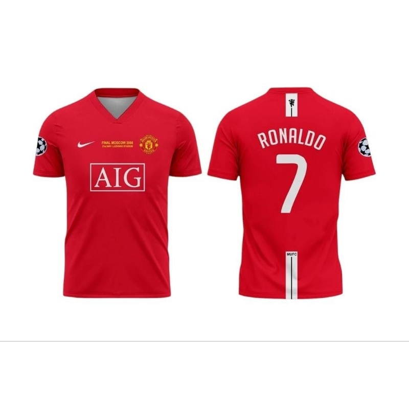 MANCHESTER UNITED HOME 07/08 UCL RONALDO 7#, 'Final Moscow …