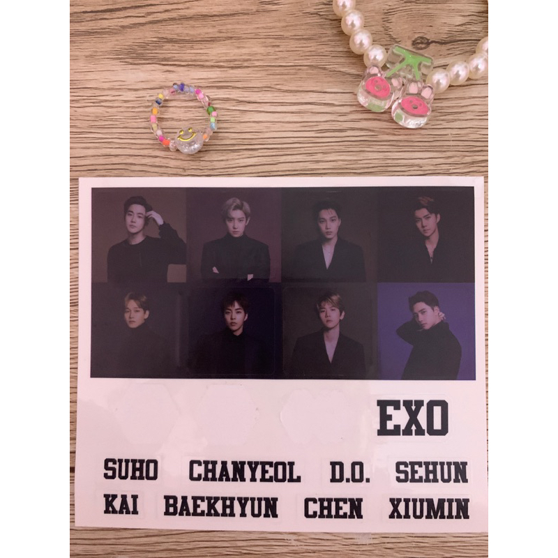 Jual Official sticker lightstick exo member logo | Shopee Indonesia