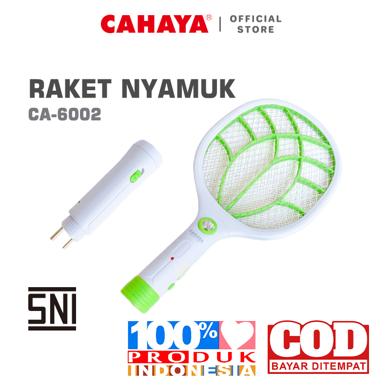 Jual CAHAYA - Raket Nyamuk Rechargeable Cas Senter LED CA-6002 | Shopee ...