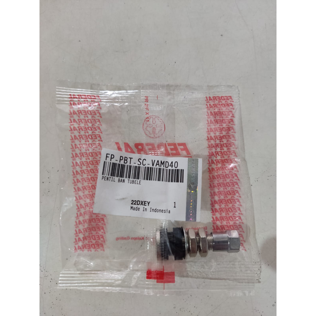 Jual Federal Pentil Tubeless Besi Cop Tubles Tubeless Pendek FP PBT SC ...