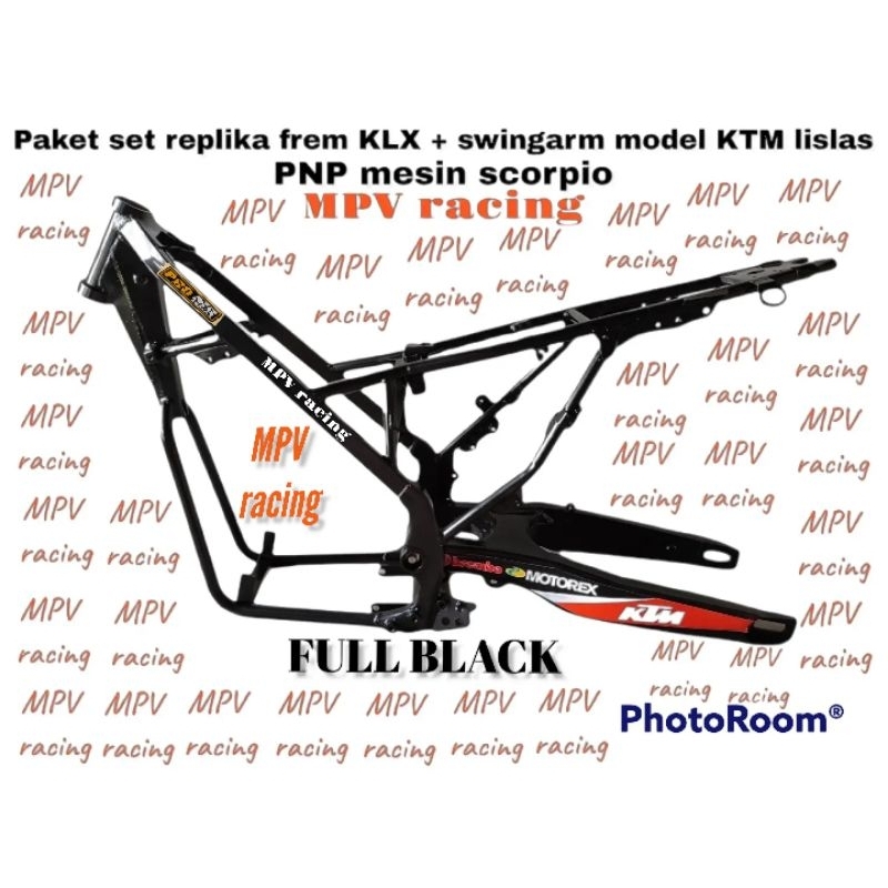 Jual Rangka Klx Pnp Mesin Scorpio Frame Klx Pnp Scorpio Rangka Klx Untuk Mesin Scorpio