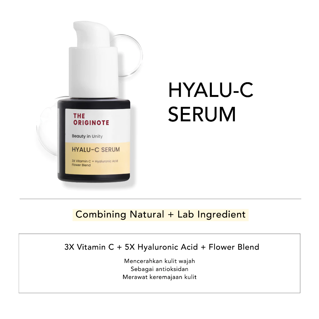 Originote Bundle Serum Hyalu-C dan Sunscreen Ceramella SPF 50 PA+++