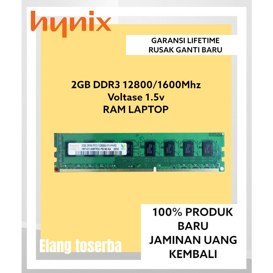 RAM DDR3 2GB 1600MHz PC12800 – Modulo 240Pin, Memoria Per Computer Desktop, Alta Velocità E Stabilità