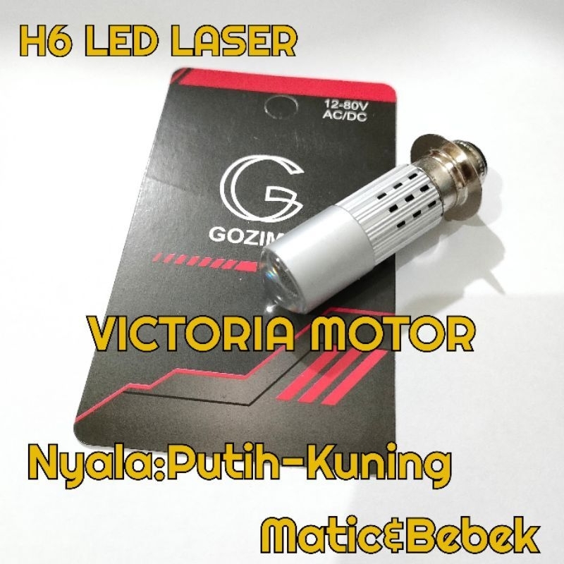 Jual Lampu depan utama LED H6 AC DC 26 Watt 12 Volt Laser Beat Mio ...