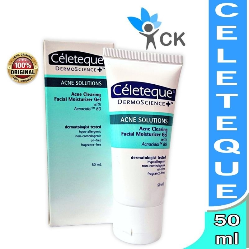 Jual CELETEQUE ACNE CLEARING MOISTURIZER GEL 50 ML Shopee Indonesia