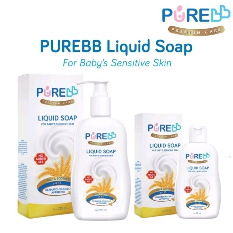 Jual PURE BABY LIQUID SOAP PURE BB FOR SENSITIVE SKIN| SABUN MANDI BAYI ...