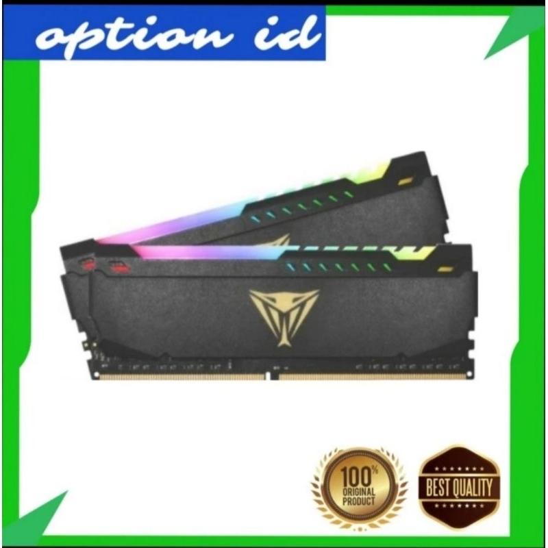 Jual Memory RAM PATRIOT VIPER STEEL RGB 32GB | 2x16GB DDR4 3600 MHz ...
