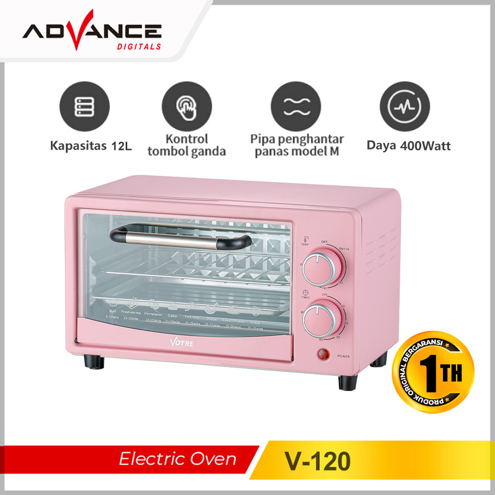 Jual Oven Listrik Votre Tombol L Low Watt W Electric Oven Kue