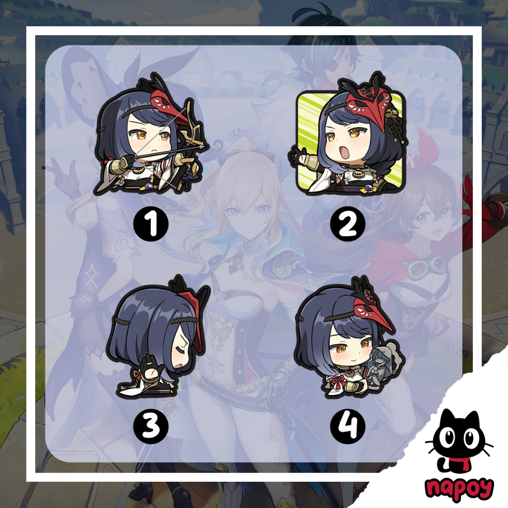 Jual Sticker Vinyl Game Anime Sara Genshin Impact | Shopee Indonesia
