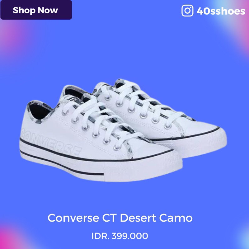 Converse Chuck Converse White Camo Jual Sepatu Converse Chuck