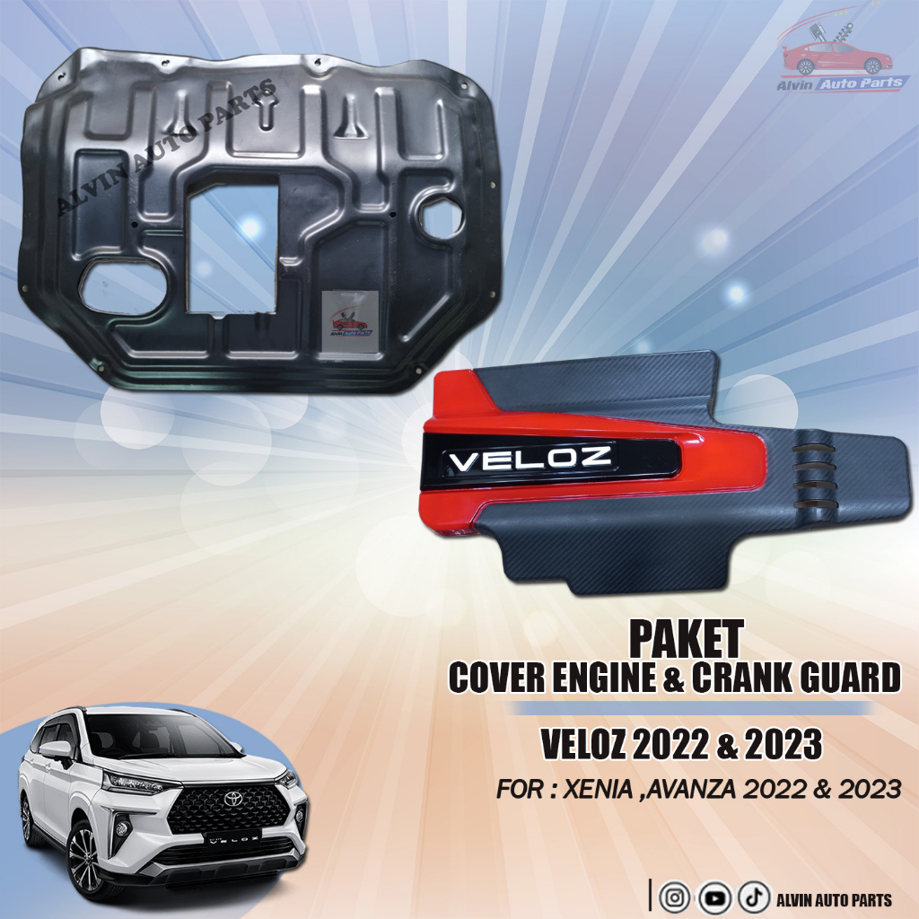 Jual PAKET CRANK GUARD DAN COVER ENGINE VELOZ 2022 & 2023 Shopee