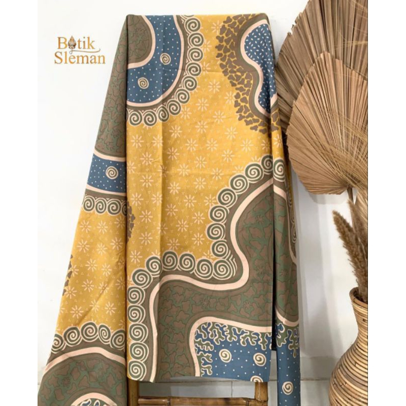 Jual bahan kain batik jogja motif batik Abstrak | bahan batik katun