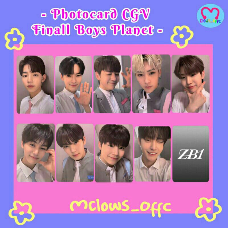 Jual [HOT SALE] Photocard Boys Planet - Final CGV member debut ZB1