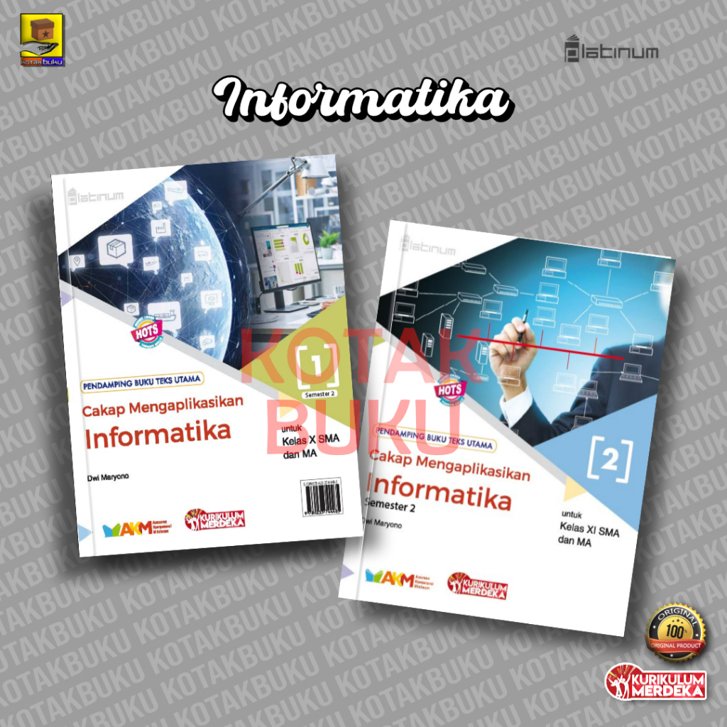 Jual Informatika SMA / Informatika Kelas 10 11 SMA / Kurikulum Merdeka ...