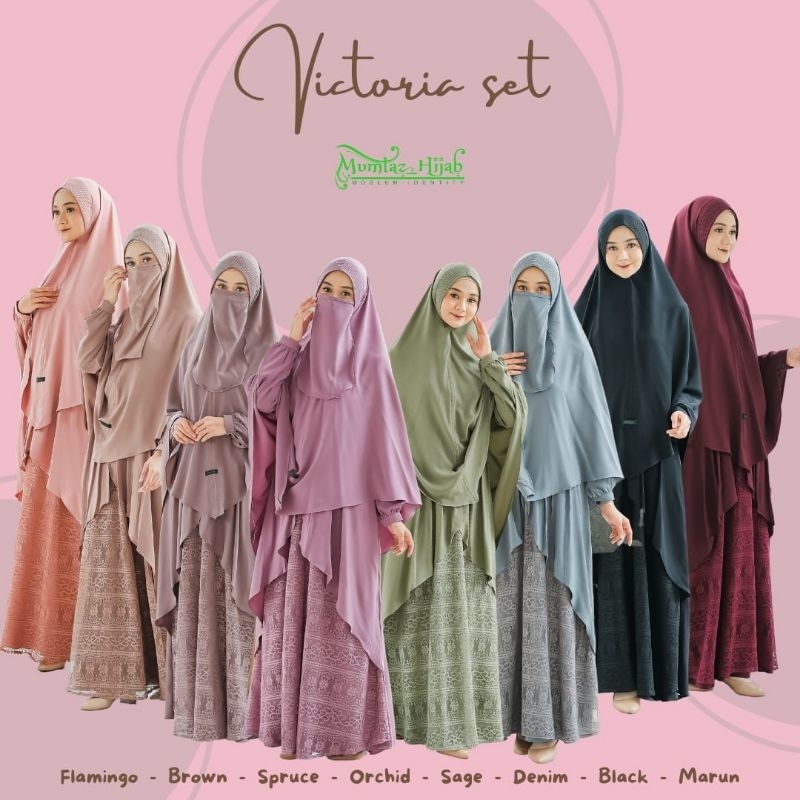 Jual Gamis Set Syari Victoria Set by Mumtaz | Shopee Indonesia