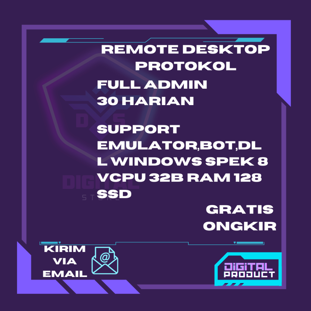 Jual RDP Windows Spek GAHAR 30 HARI | Shopee Indonesia