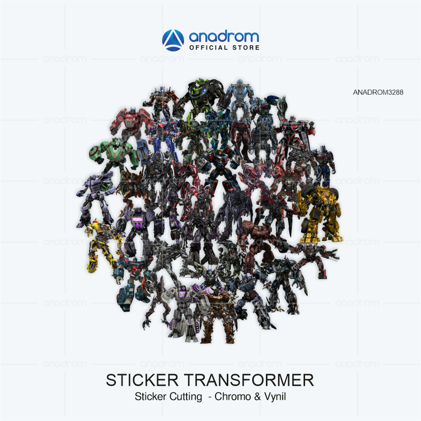 Jual Sticker Character Transformer I Sticker Aesthetic I Anadrom 3288 ...