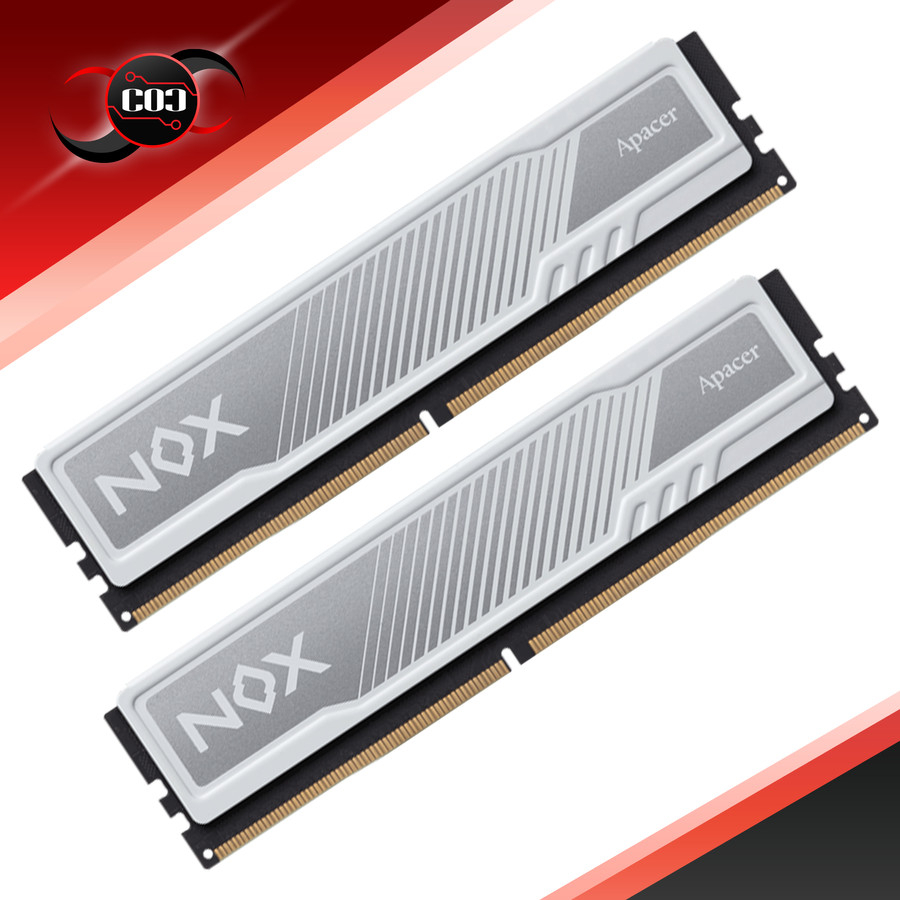 Jual Apacer NOX DDR4 PC25600 3200MHz 32GB Dual Channel (2x16GB) White ...