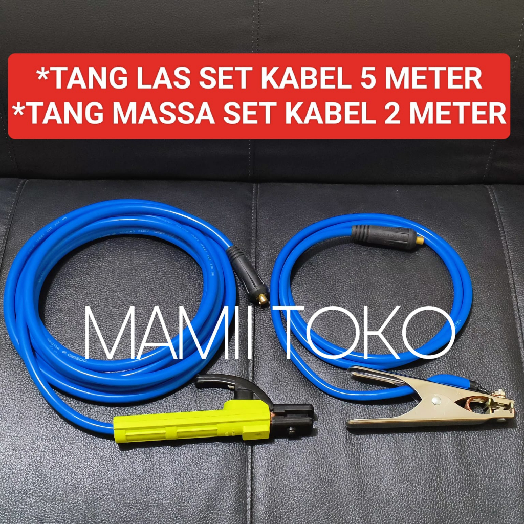 Jual Tang las set kabel 5 meter Tang massa set kabel 2 meter Paket ...
