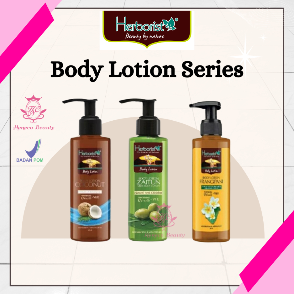 Jual HERBORIST Body Lotion Coconut \ Frangipani \ Whitening UV Filter