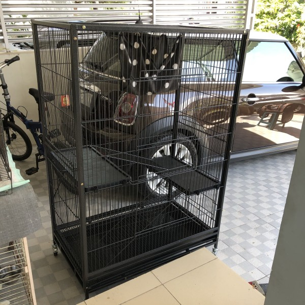 Jual Kandang Kucing Tingkat Octagon CAT-10 (93 x 57 x 140) - Cat Cage ...
