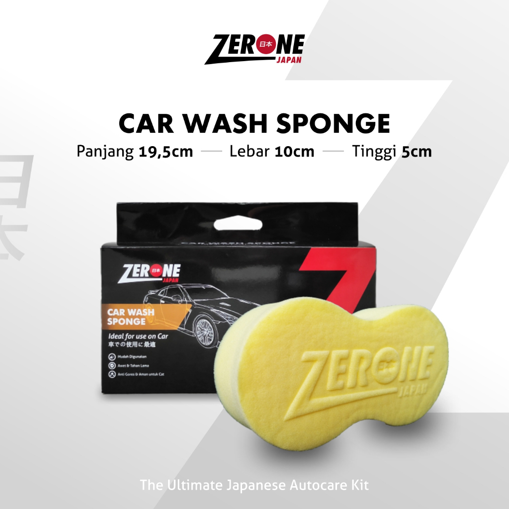 Jual Car Wash Sponge Busa Spons Cuci Mobil dan Montor Zerone Japan ...