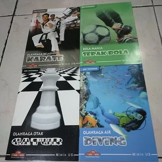 BUKU OLAH RAGA / OLAHRAGA / KARATE / SEPAK BOLA / RENANG / CATUR / BELADIRI / ENSIKLOPEDI / BUKU KESEHATAN