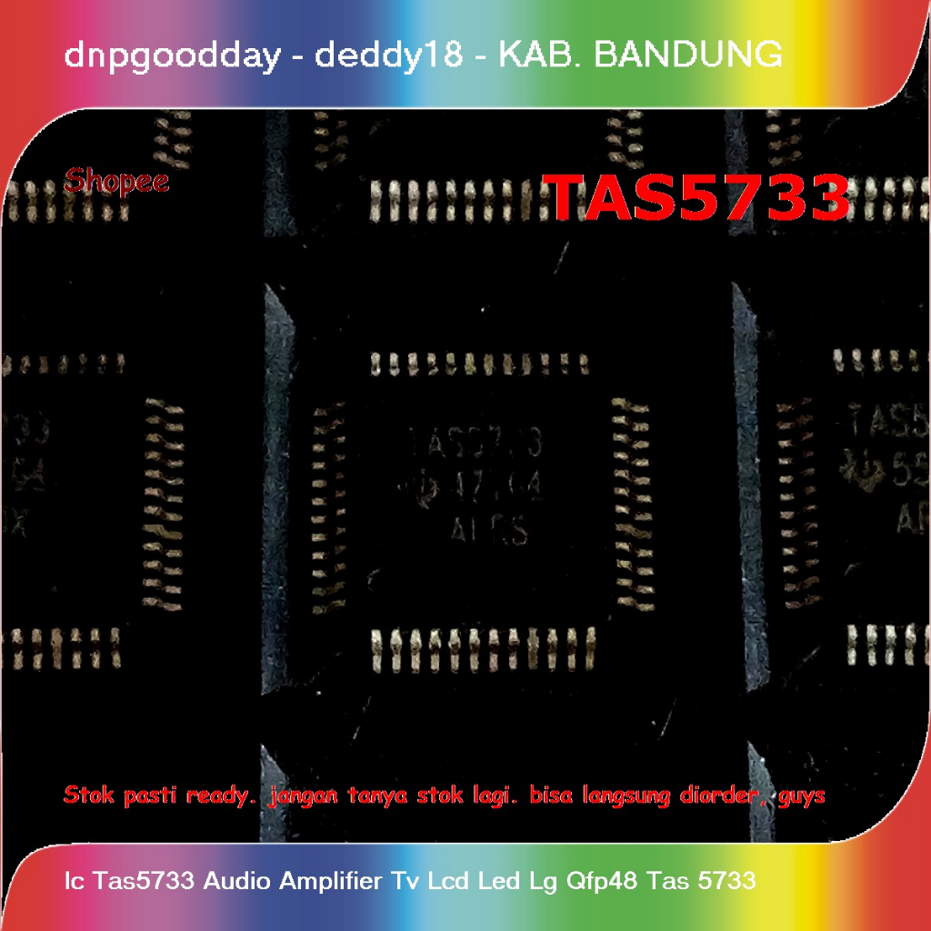 Jual Ic Tas5733 Audio Amplifier Tv Lcd Led Lg Qfp48 Tas 5733 | Shopee ...