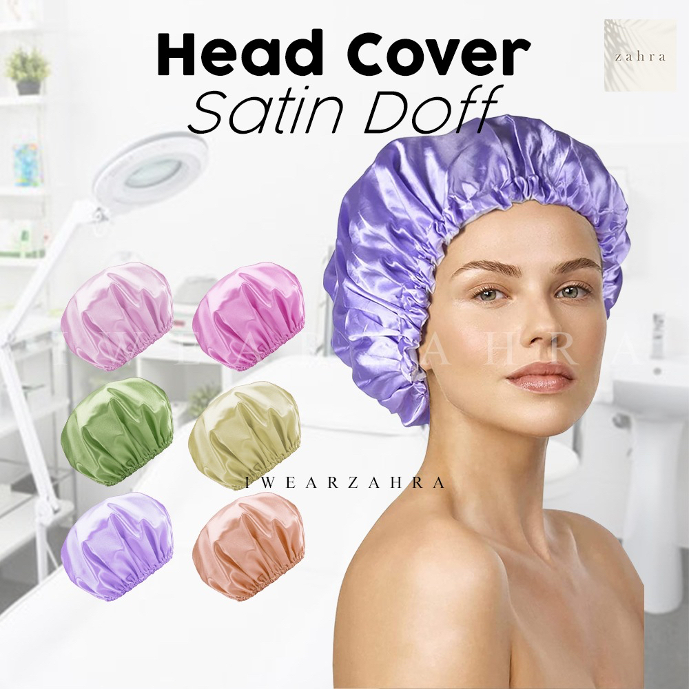 Jual SHOWER CAP SATIN DOFF Hair Kain Penutup Kepala